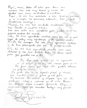 carta del niño diego glez el mundo