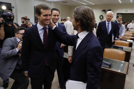 Aznar y Pablo Casado