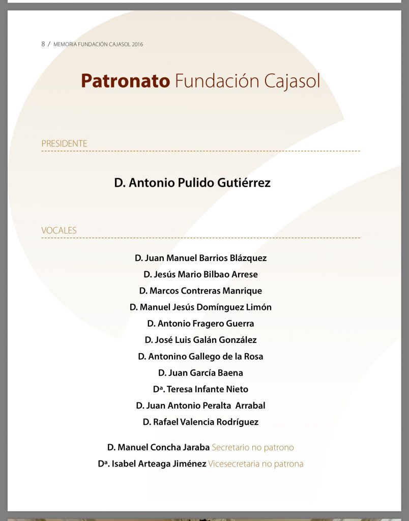 Patronato Cajasol 2016
